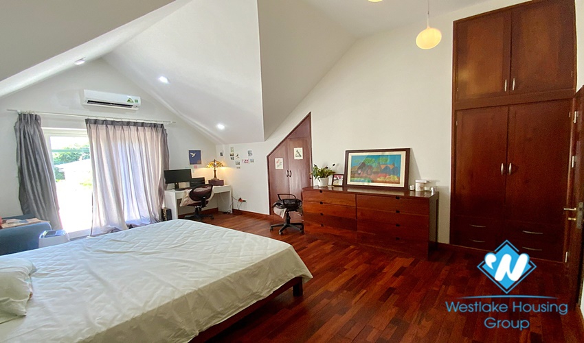 Good condition and fully furnished house for rent in Tay Ho District, Hanoi